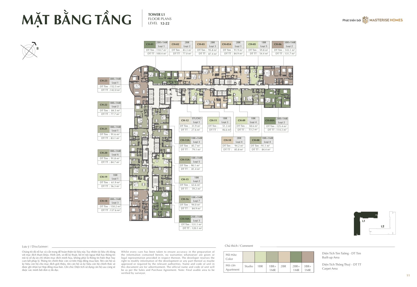 Mặt bằng nhóm tầng 2