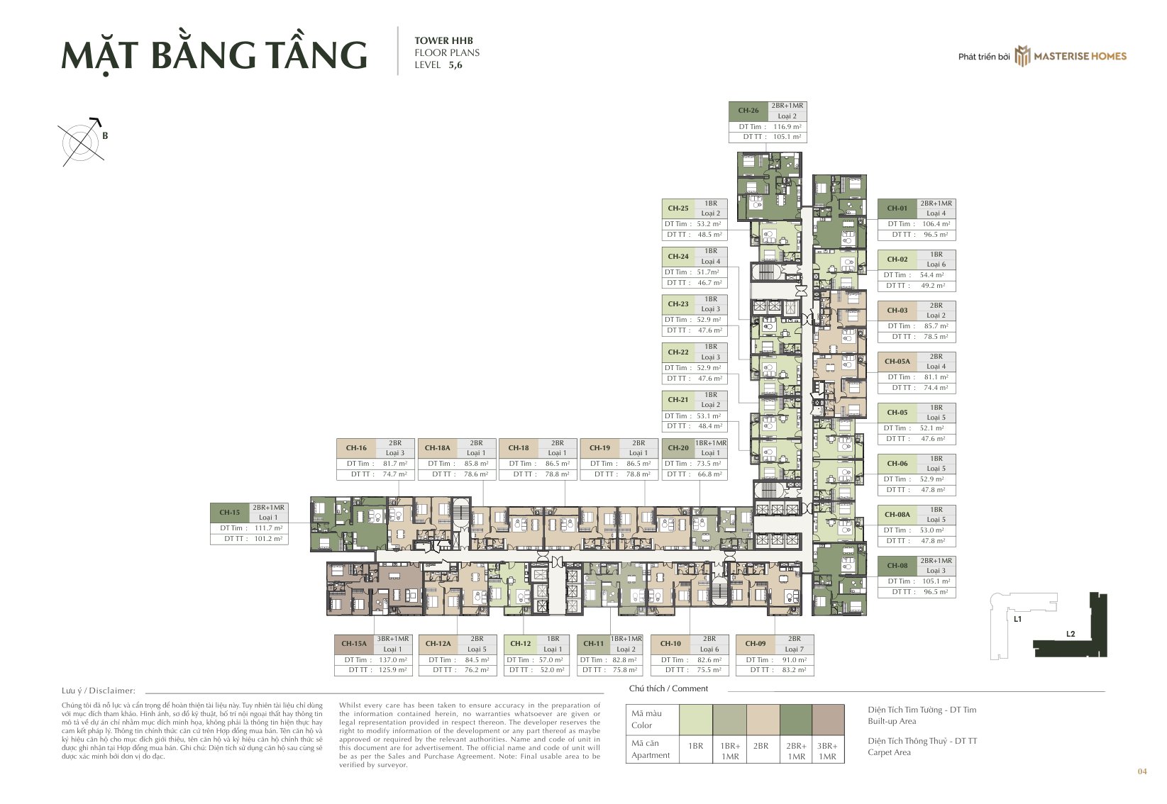 Mặt bằng nhóm tầng 1
