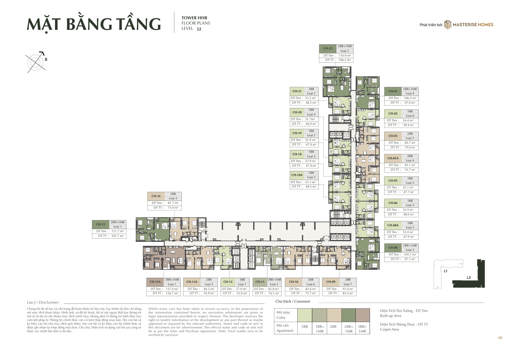Mặt bằng nhóm tầng 3