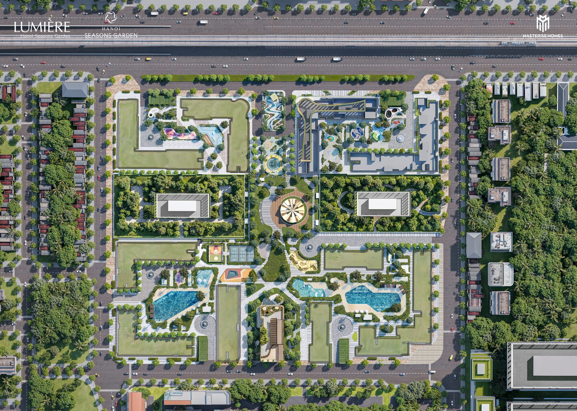 Tổng mặt bằng Hanoi Seasons Garden